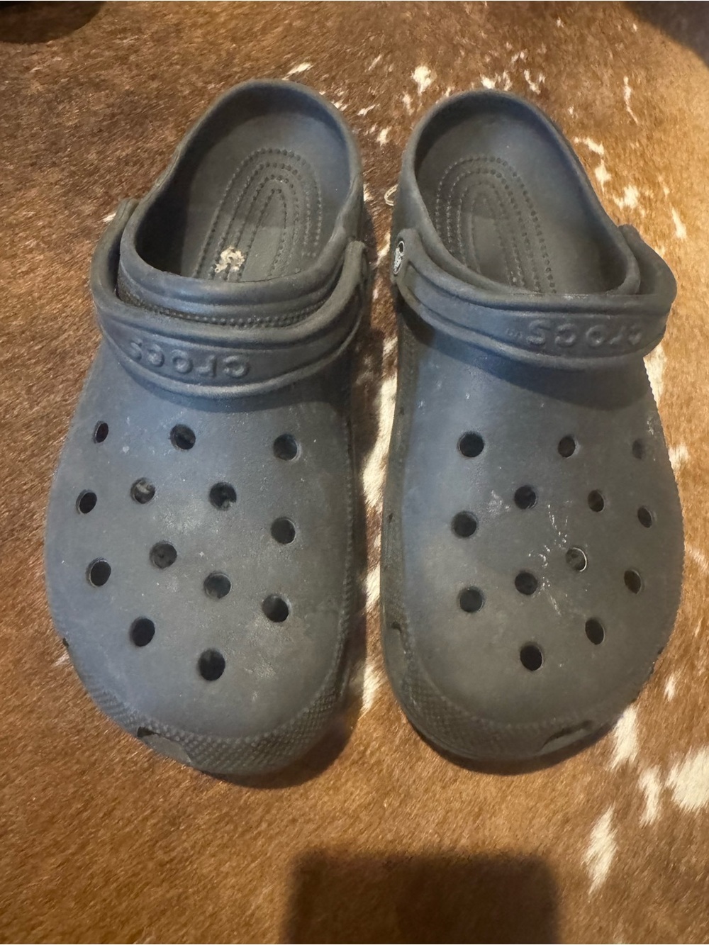 CROCS Kids Black Classic Clog Sandals